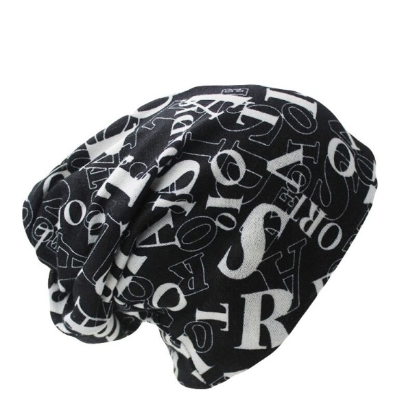 Cappello autunnale da donna con scritte 3