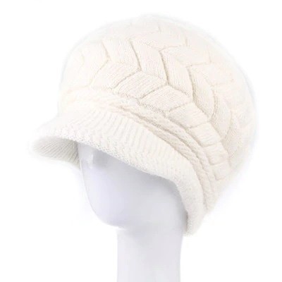 Cappello da donna con visiera J3090 bianco