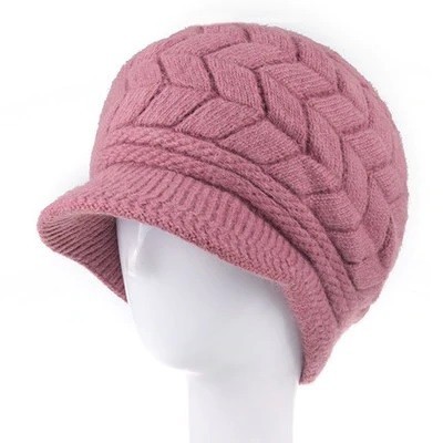 Cappello da donna con visiera J3090 viola intenso