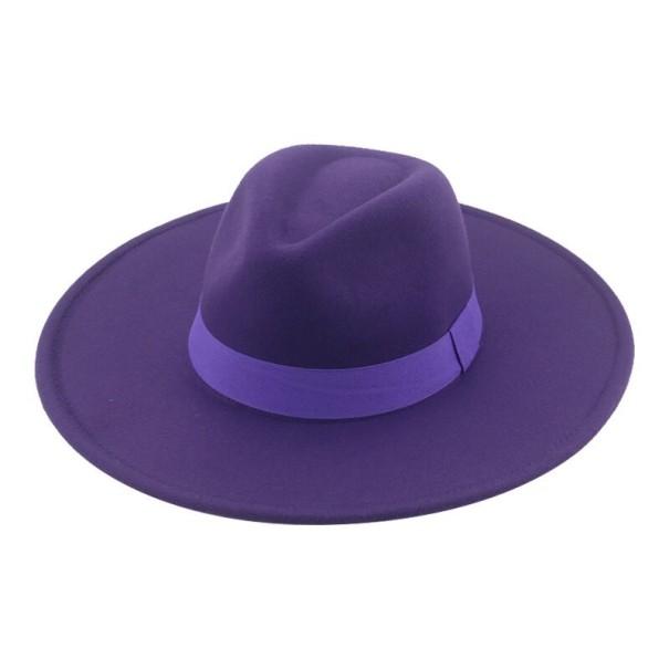 Cappello di feltro viola