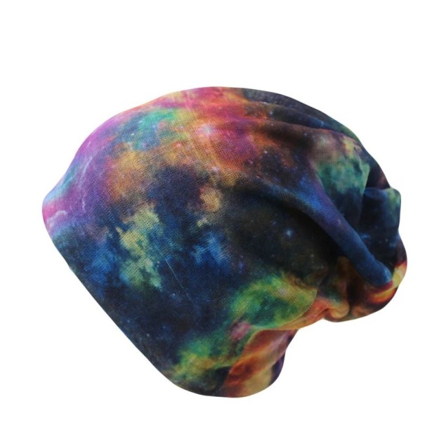Cappello e scaldacollo arcobaleno da donna J493 3