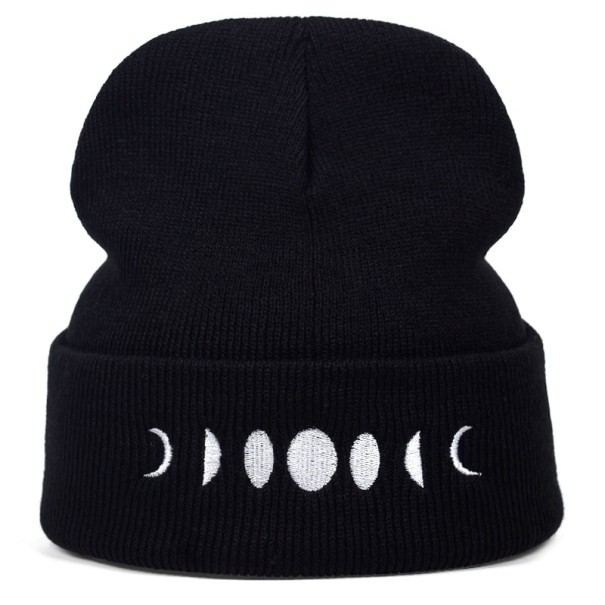 Cappello invernale con stampa della luna 1
