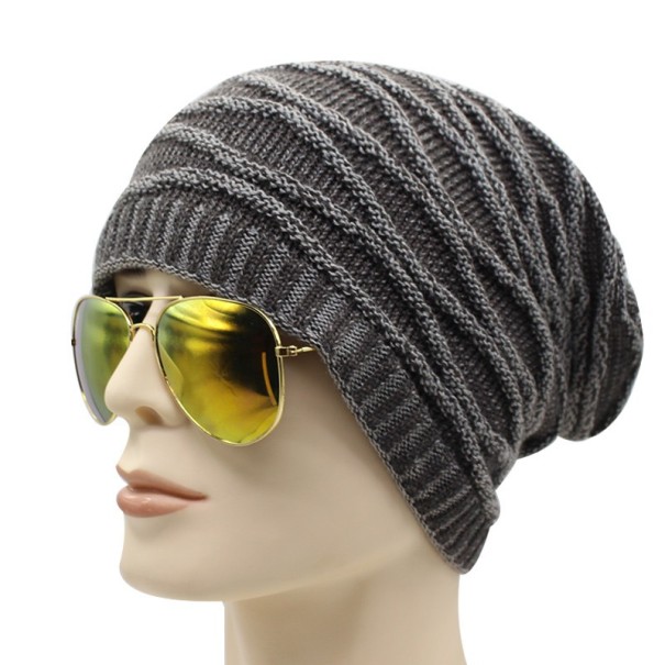 Cappello invernale da uomo in più colori grigio