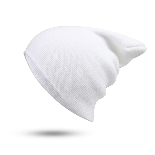 Cappello invernale stiloso da donna J3259 bianco