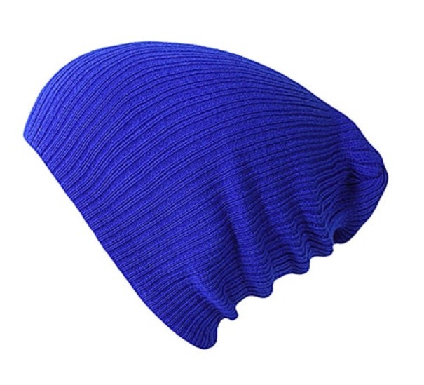 Cappello lavorato a maglia da uomo J3516 blu