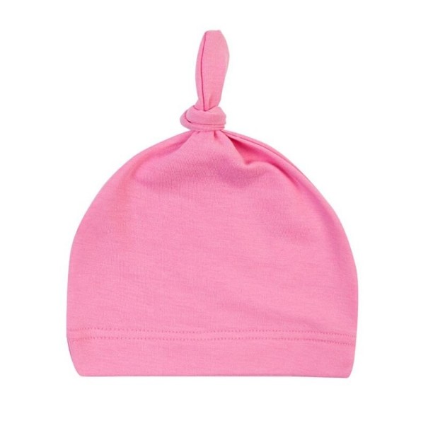 Cappello per bambini con nodo rosa
