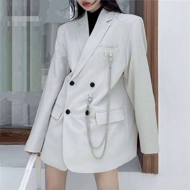 Cappotto da donna B1217 crema M