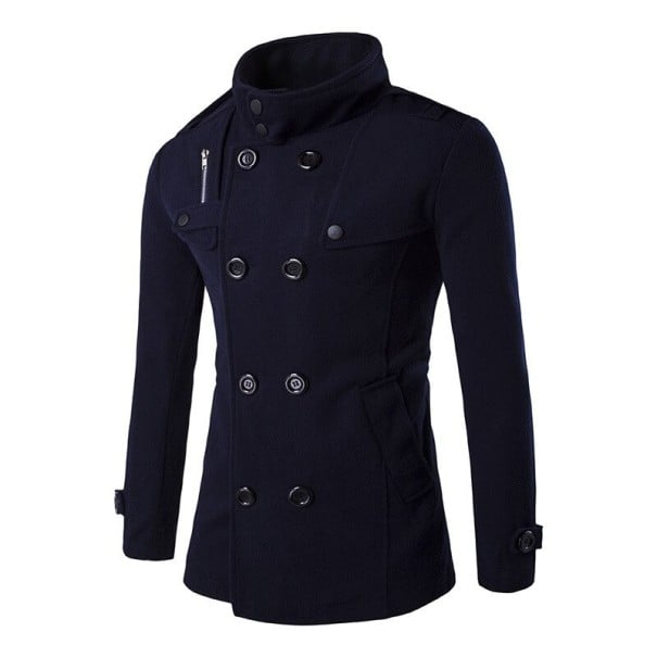 Cappotto da Uomo blu scuro L