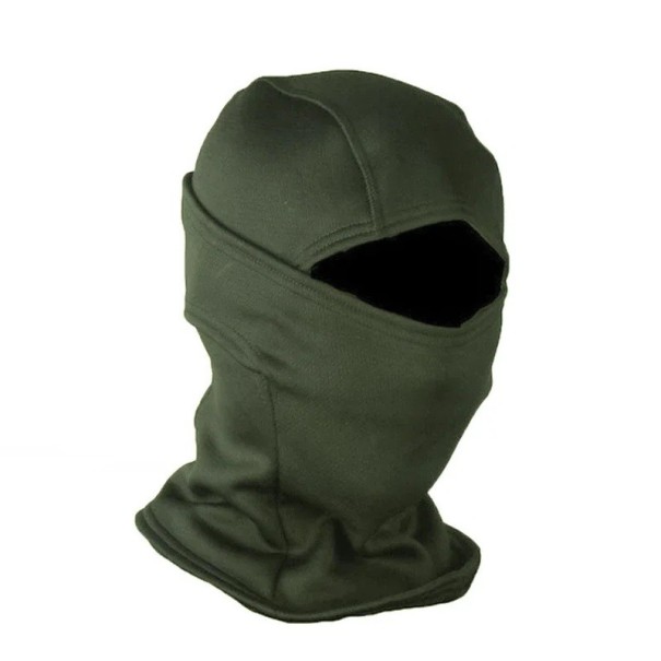 Cappuccio in pile invernale 38 x 23 cm Maschera calda, antivento e mimetica in poliestere per sci, moto e ciclismo, disponibile in più colori verde