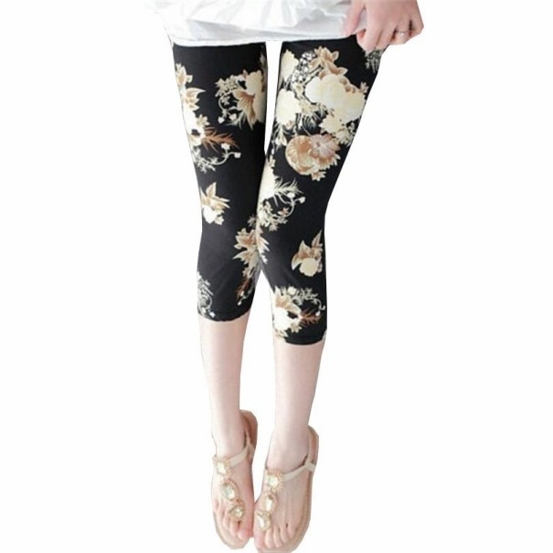 Capri-Leggings für Damen mit Muster L 1
