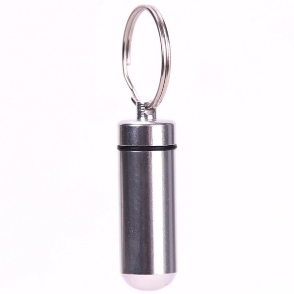 Cápsula de llave impermeable plateado