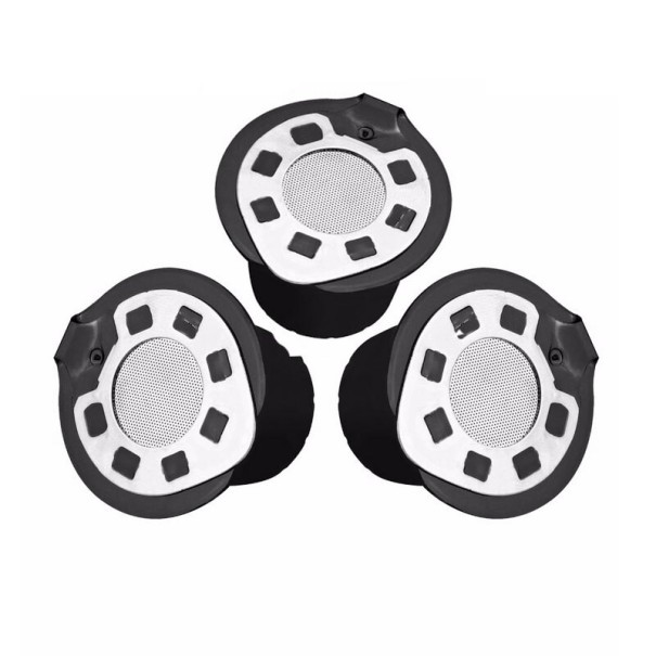 Capsules pour machine à café Nespresso à remplissage multiple 3 pcs argenté