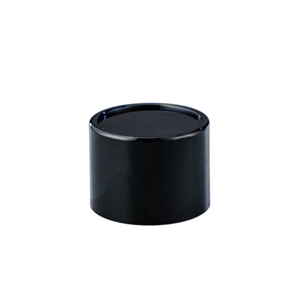 Capuchon de parfum compatible avec un goulot de 15 mm forme cylindrique lisse en plastique noir bouchon pour flacon de parfum pour protection 1