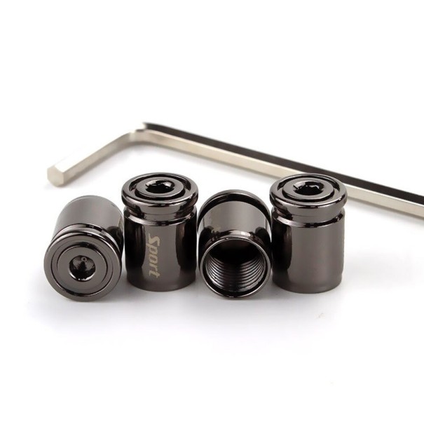 Capuchons de valve 4 pcs A1730 noir