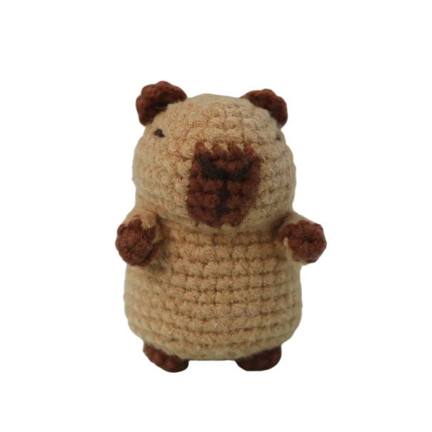 Capybara Crochet Kit Cute Animal DIY Crafting Creative Set with Instructions and Materials Christmas Gift Crochet Set for Beginners 1