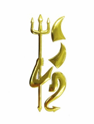 Car Sticker - Devil Volkswagen J2723 yellow