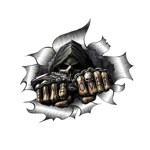 Car Sticker Game Over 1