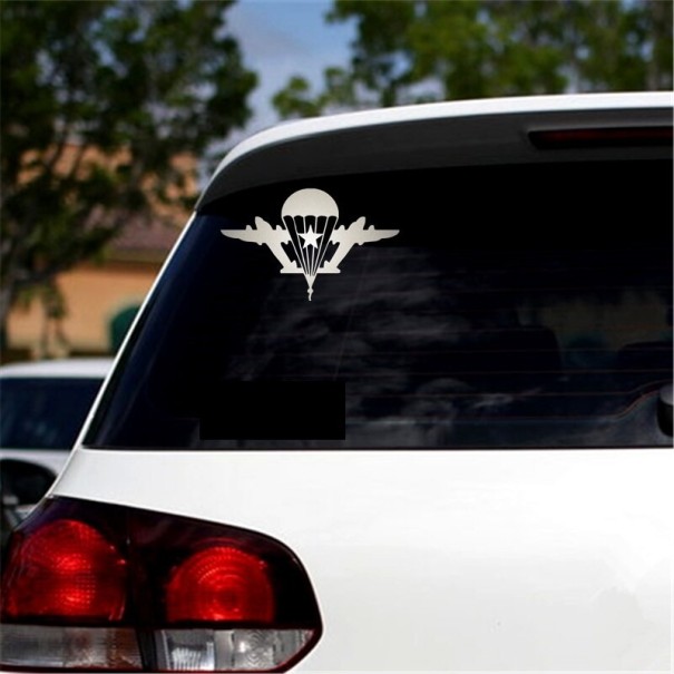 Car Sticker Parachute white