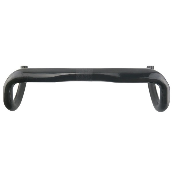 Carbon Road Handlebars Ergonomic Bend 400 mm Top Width 380 mm Bottom Width Carbon Black for Road Bike 1