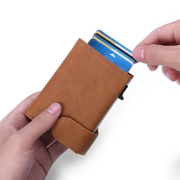 Card and Banknote Holder M157 light brown