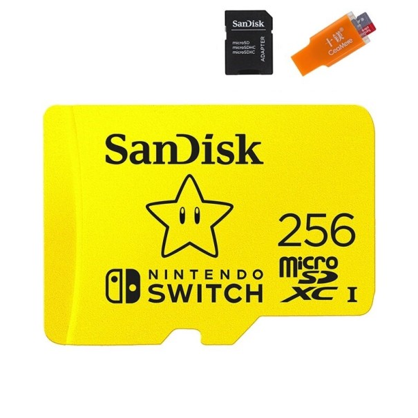 Card de memorie Micro SDXC pentru Nintendo Switch 256GB