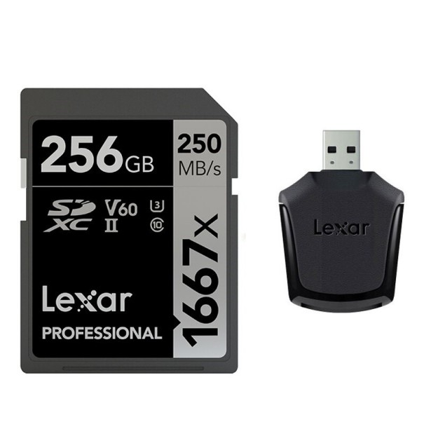 Card de memorie SDXC cu cititor de carduri USB 3.0 256GB