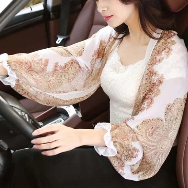 Cardigan da donna P1210 bianco