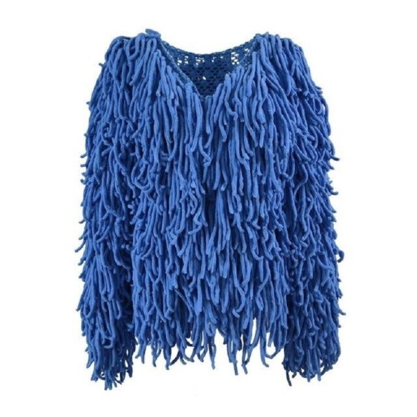 Cardigan da donna P2068 blu S