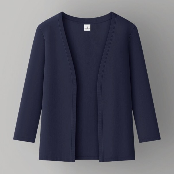 Cardigan dama P1712 albastru inchis XS