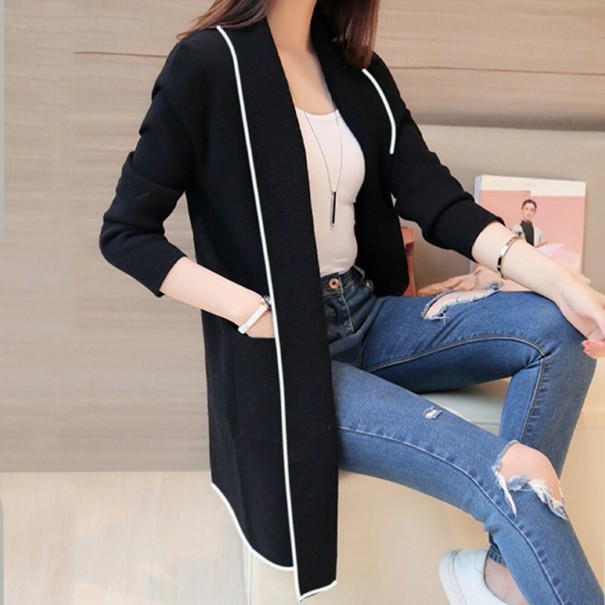 Cardigan dama P2519 negru M