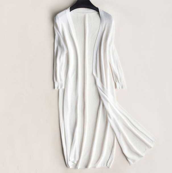 Cardigan delicat pentru femei alb L