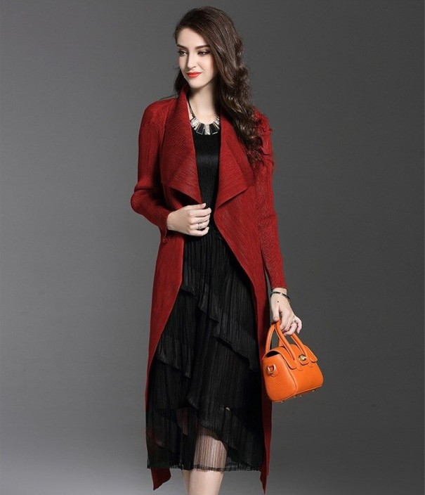 Cardigan feminino P1989 vermelho