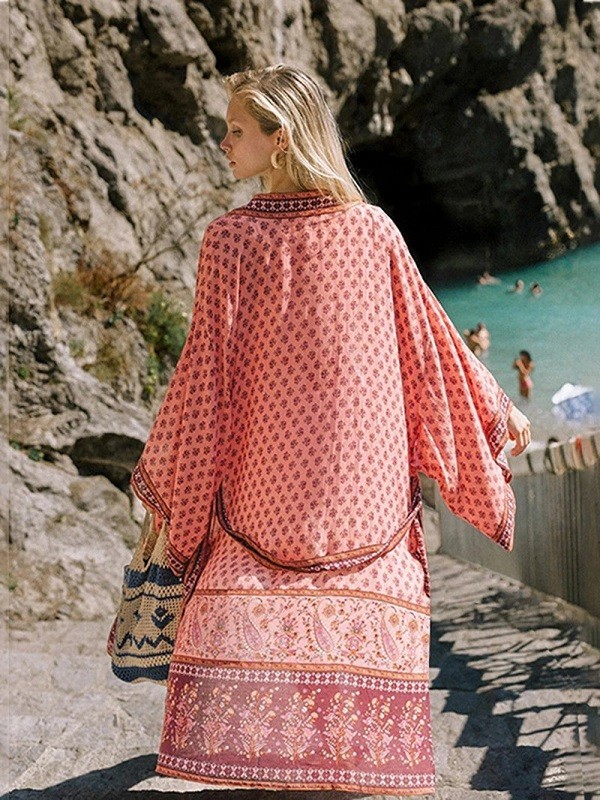 Cardigan feminino P944 rosa