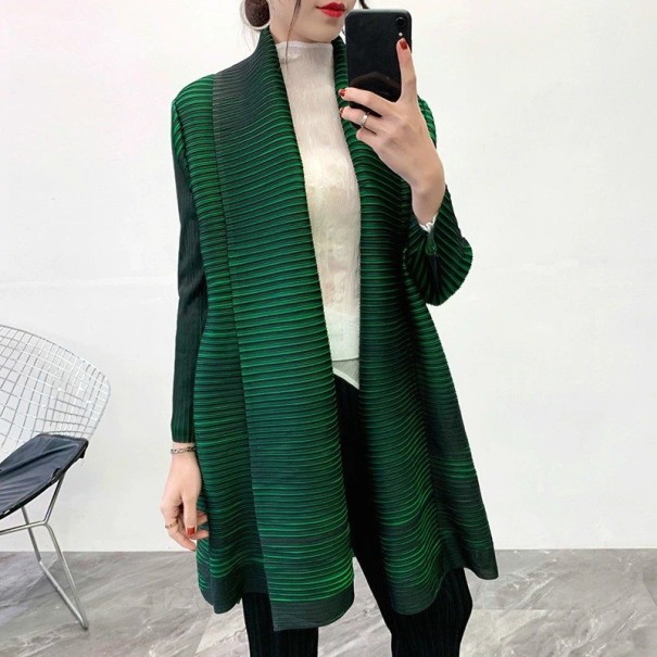 Cardigan femme P2118 vert foncé