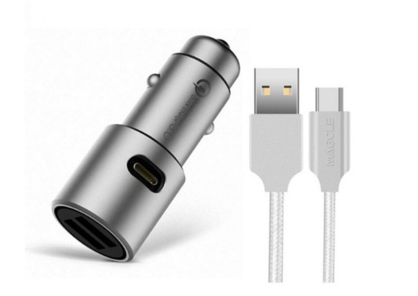 Cargador USB original para coche J737 tipo C