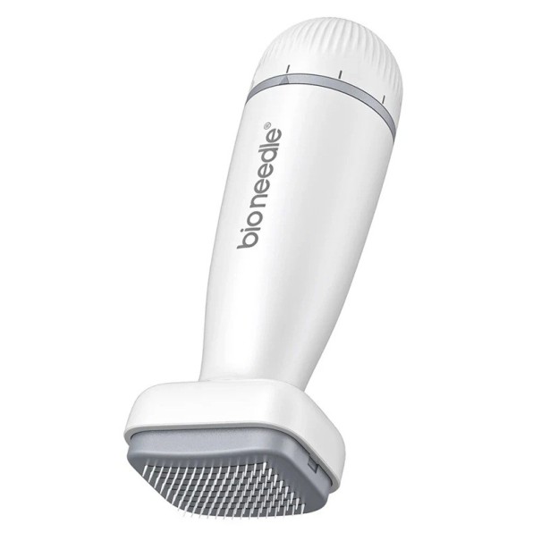 Carimbo com microagulhas Derma carimbo 120 microagulhas Comprimento ajustável das agulhas Microagulhamento Renovação da pele Cuidados com a pele 10,1 x 3,4 cm 1