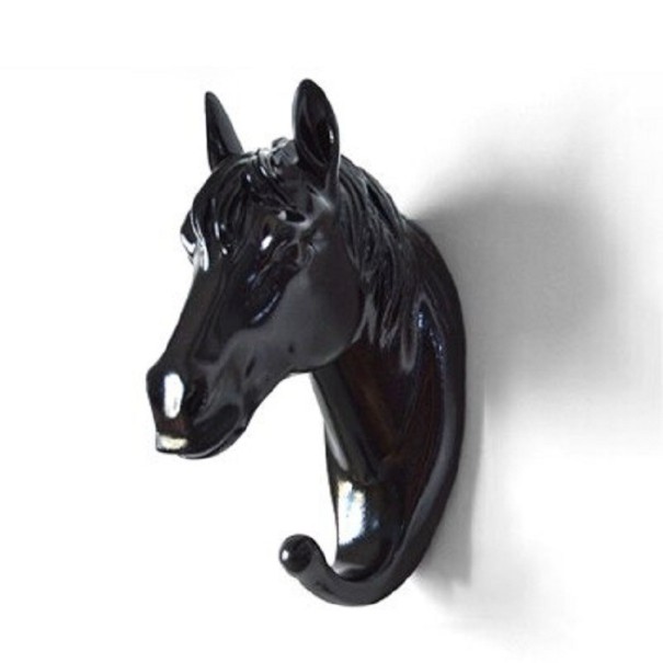 Cârlig decorativ în formă de animal negru 5 Cârlig decorativ în formă de animal negru 5