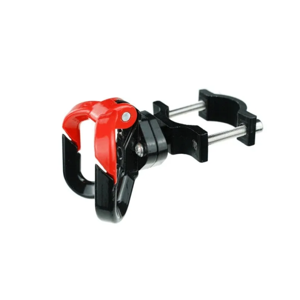 Cârlig dublu suspendat din aluminiu pentru geantă pentru trotineta electrică Xiaomi M365 și Ninebot MAX G30 Suport rezistent pentru accesorii roșu
