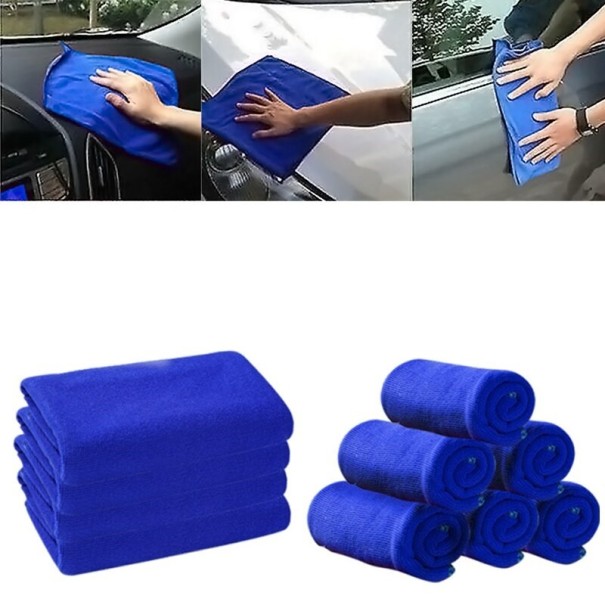 Cârpe de curățare auto 10 buc albastru
