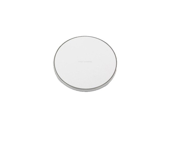 Carregador sem fios Qi 10 W K768 prateado
