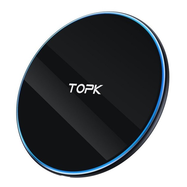 Carregador sem fios Qi 10 W K854 preto