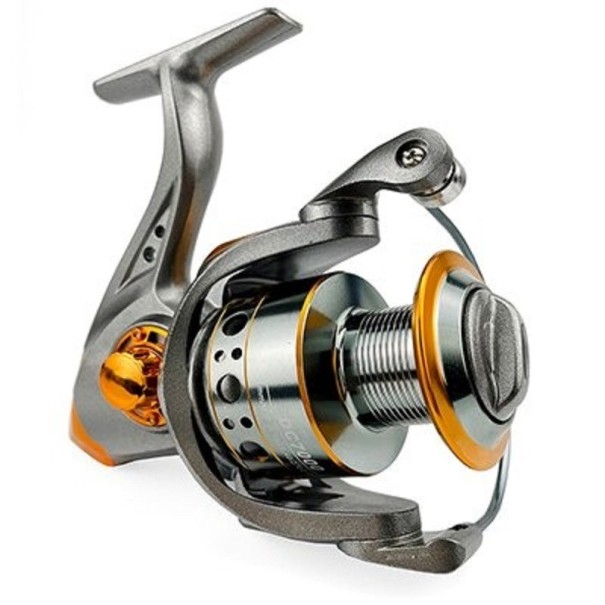 Carrete de pesca 7000 plateado