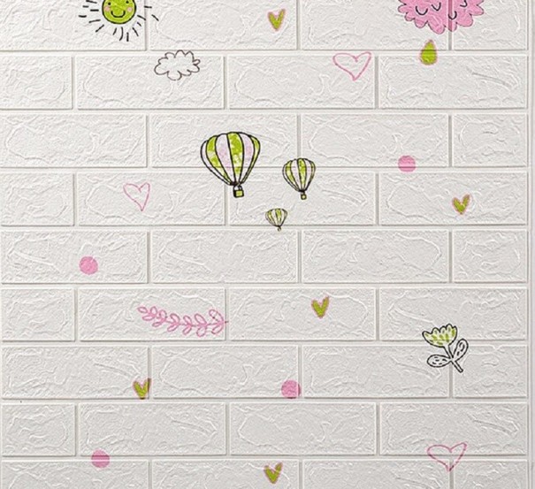 Carta da parati autoadesiva per pareti 10 pz 70 cm x 38 cm 2