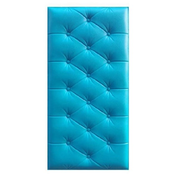 Carta da parati autoadesiva per pareti 30 x 60 cm G2262 azzurro