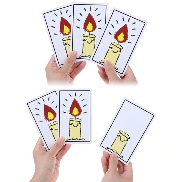 Cartas mágicas con vela 1