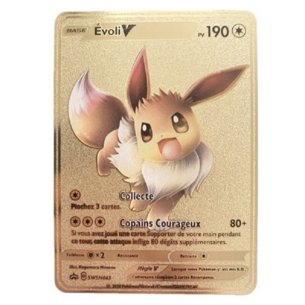 Carte de tranzacționare Pokemon metalic - 1 carte legendară 3