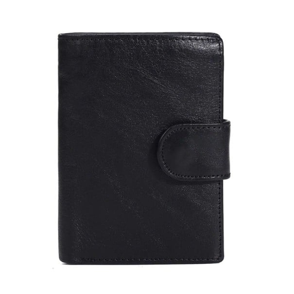 Carteira de couro masculina M439 preto