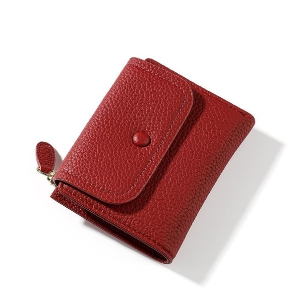 Carteira de viagem mini feminina M279 vermelho