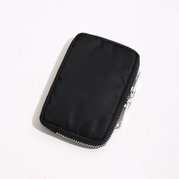 Cartera con cremallera para hombre M530 negro