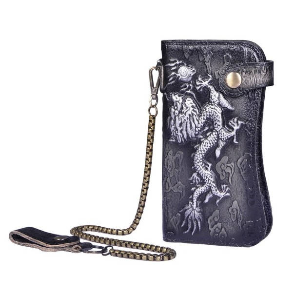 Cartera de hombre con dragón M474 4